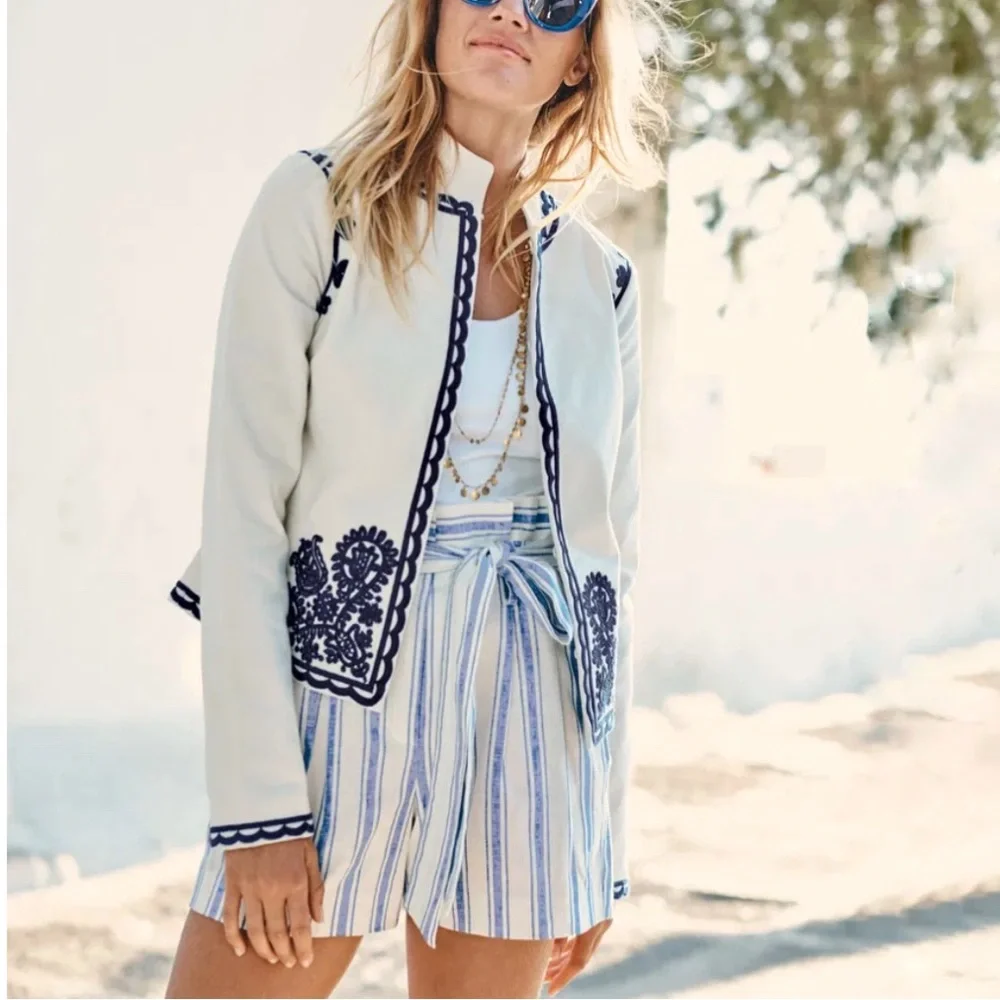 Boden St Ives‎ Paperbag Linen Shorts